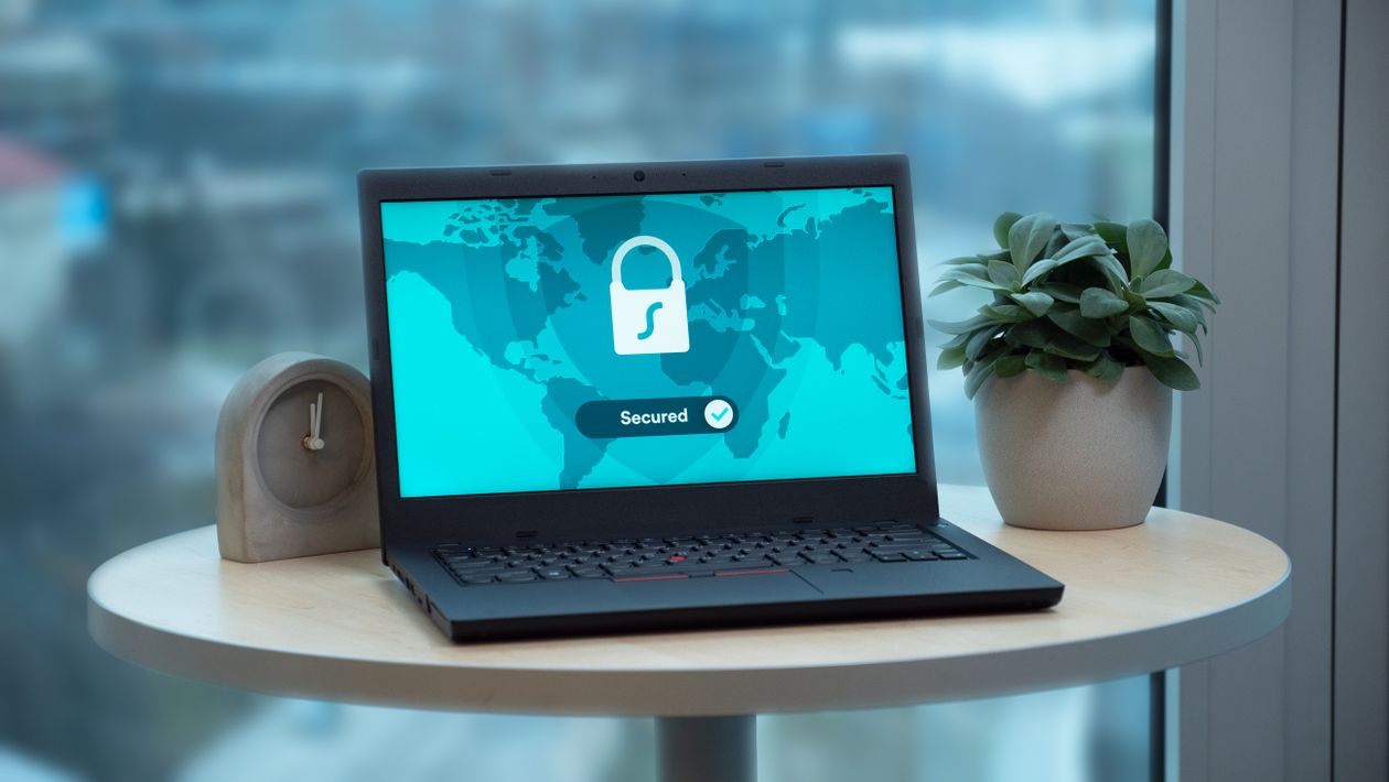 Digital security lock screen on a device display